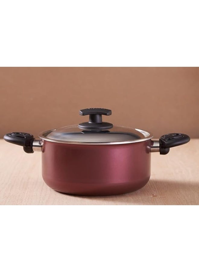 نوفال حلة نوفال تايملس بغطاء من الاستانلس ستيل المقاوم للصدأ ومقابض مقاومة للحرارة - 20 - Image 4